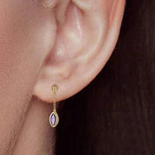 Load image into Gallery viewer, Ambition EARRINGS: Blue / Gold