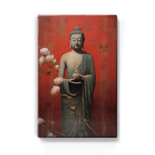 Load image into Gallery viewer, Buddha with flowers - Mini Laqueprint - 9.6 x 14.7 cm - LPS522