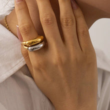 Load image into Gallery viewer, Luminare RING: Gold & Silver / Size 18