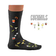 Load image into Gallery viewer, Cocktails Socks Gift: L: 41-46 UK (7½-11½) US (8-12)