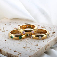 Load image into Gallery viewer, Runaway RING: Green / Size 18