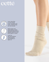 Load image into Gallery viewer, Linen Socks without Elastic Band, Women Socks, Natural Fibre: EXCALIBUR / OS