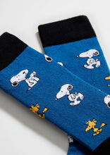 Load image into Gallery viewer, BeSnoopy Blue - 100% Organic Cotton Socks: Blue / Intl / 36/40