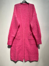 Load image into Gallery viewer, Kid mohair cardigan 3271: Orange
