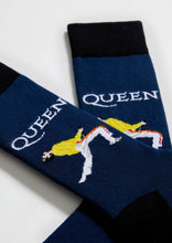 Load image into Gallery viewer, BeQueen Freddie - 100% Organic Cotton Socks: Blue / Intl / 41/46