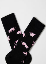 Load image into Gallery viewer, BePig Black - 100% Organic Cotton Socks: Black / Intl / 36/40