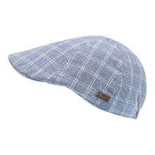 Load image into Gallery viewer, Flat cap "Cork": 43 blue / L-XL