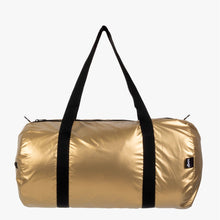 Load image into Gallery viewer, KRISTJANA S WILLIAMS INTERIORS Gold & World Skyline Weekender