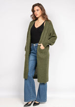 Load image into Gallery viewer, Kid mohair cardigan 3271: Orange