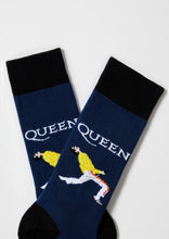 Load image into Gallery viewer, BeQueen Freddie - 100% Organic Cotton Socks: Blue / Intl / 41/46
