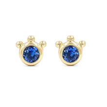 Load image into Gallery viewer, Francois EARRINGS: Navy / Gold