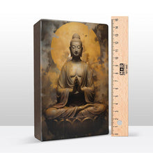 Load image into Gallery viewer, Buddha with folded hands - Mini Laqueprint - 9.6 x 14.7 cm - LPS505