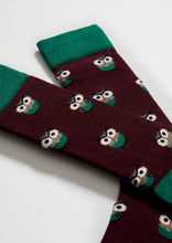 Load image into Gallery viewer, BeOwl Burgundy - 100% Organic Cotton Socks: Garnet / Intl / 41/46
