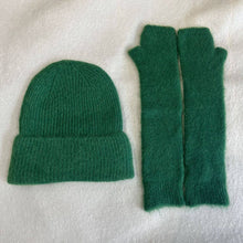 Load image into Gallery viewer, Baby alpaca hat & mittens 7394/7393: Grey