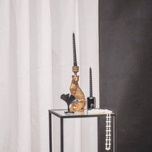 Load image into Gallery viewer, HV Leopard Candleholder - Gold- 10x10x26 cm