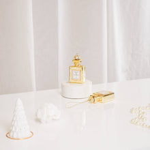 Load image into Gallery viewer, HV Perfume Bottle Xmas Hanger - Glass- 5x2,5x9cm