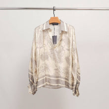 Load image into Gallery viewer, Jungle print tunic KD7365VS-2: Noir