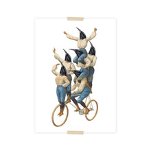 Load image into Gallery viewer, Postcard collage Allard Pierson collection - Birds Biking