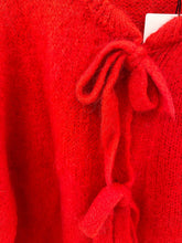 Load image into Gallery viewer, Mohair wool knit cardigan - Orice : Black / One size