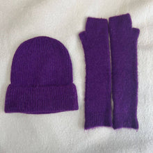 Load image into Gallery viewer, Baby alpaca hat & mittens 7394/7393: Grey