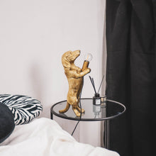 Load image into Gallery viewer, HV Dachshund Table lamp Gold - 10x15x38 cm