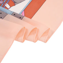 Load image into Gallery viewer, HORSE Silk Scarf: Beige / 100% silk / 60 x 60 cm