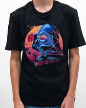 Load image into Gallery viewer, Rad Lord T-shirt - Darth Vader retro graphic tee: Black / Organic, Plastic-free, Vegan / XL
