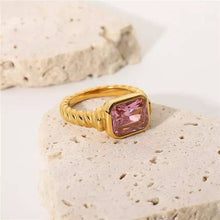 Load image into Gallery viewer, Vintage Vibes RING: Green / 18