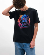 Load image into Gallery viewer, Rad Lord T-shirt - Darth Vader retro graphic tee: Black / Organic, Plastic-free, Vegan / XL