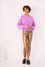 Load image into Gallery viewer, Cashmere boat-neck jumper - Orice: Navy / L/XL