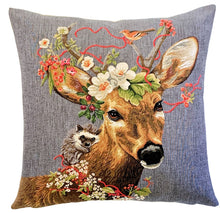 Load image into Gallery viewer, Fox throw pillow cover - Woodland Decor - Fox gift: Fox