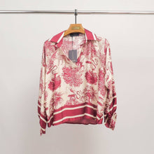 Load image into Gallery viewer, Jungle print tunic KD7365VS-2: Noir
