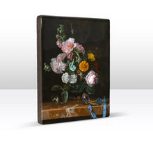 Load image into Gallery viewer, Laqueprint - Vanitas Still life with flowers - Willem van Aelst - 19.5 x 26 cm - LP012