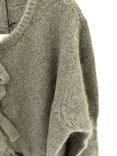 Load image into Gallery viewer, Mohair wool knit cardigan - Orice : Black / One size