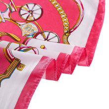 Load image into Gallery viewer, Pink Cléo Small Silk Square: Pink / 100% silk / 60 x 60 cm
