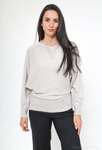 Load image into Gallery viewer, Cashmere boat-neck jumper - Orice: Navy / L/XL