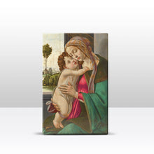 Load image into Gallery viewer, Laque print - Madonna and child - Sandro Botticelli - 19.5 x 30 cm - LP034