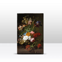Load image into Gallery viewer, Laqueprint - Vase of flowers - Rachel Ruysch - 19.5 x 30 cm - LP078
