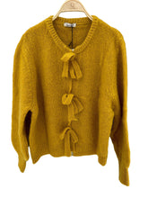 Load image into Gallery viewer, Mohair wool knit cardigan - Orice : Duck Blue / One size