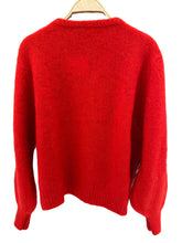Load image into Gallery viewer, Mohair wool knit cardigan - Orice : Black / One size