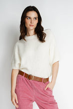 Load image into Gallery viewer, 6004 kid mohair and wool sweater: Violet