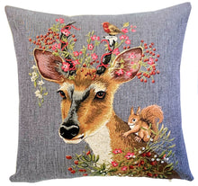 Load image into Gallery viewer, Fox throw pillow cover - Woodland Decor - Fox gift: Fox
