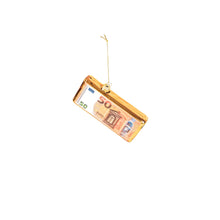 Load image into Gallery viewer, HV 50 Euro Bill Xmas Ornaments- Glass-11,5x2x6,5cm