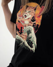 Load image into Gallery viewer, Neko Sushi T-shirt - Japan manga graphic tee shirt: XXL