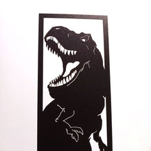 Load image into Gallery viewer, Bookmark, laser Die-cut - T Rex