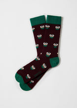 Load image into Gallery viewer, BeOwl Burgundy - 100% Organic Cotton Socks: Garnet / Intl / 41/46