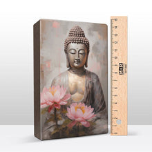 Load image into Gallery viewer, Buddha with flowers - Mini Laqueprint - 9.6 x 14.7 cm - LPS516