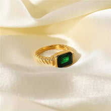 Load image into Gallery viewer, Vintage Vibes RING: Green / 18