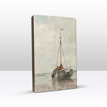 Load image into Gallery viewer, Laqueprint - Bombarge on Scheveningen beach - Jacob Maris - 19.5 x 30 cm - LP021