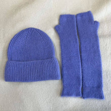 Load image into Gallery viewer, Baby alpaca hat & mittens 7394/7393: Grey